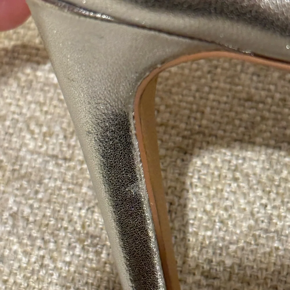 Brand New Joie Silver Metallic Strappy Sandal Formal‎ Black Tie Wedding Feminine